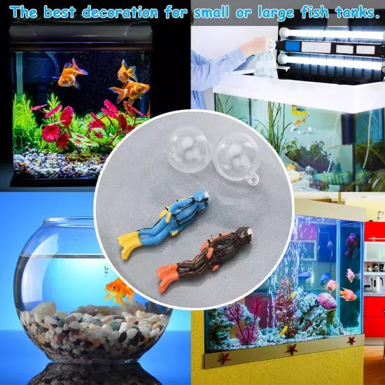 Fish Tank Decoration Aquarium Decoration Aquarium Accessories Diver