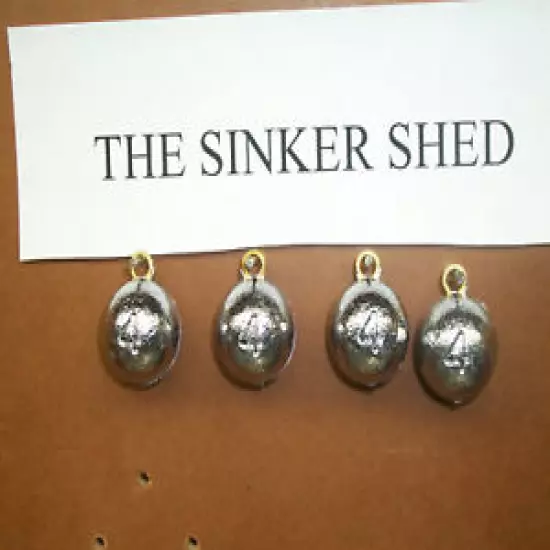 4 oz cannon ball sinkers - choose quantity 6/12/25/50/100/250 - FREE SHIPPING