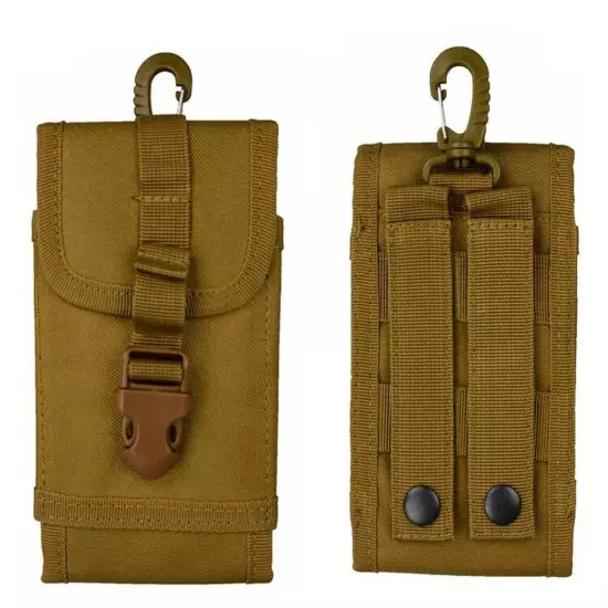 Tactical Military Universal Cell Phone Pack Bag Waist Belt Molle Pouch Holster