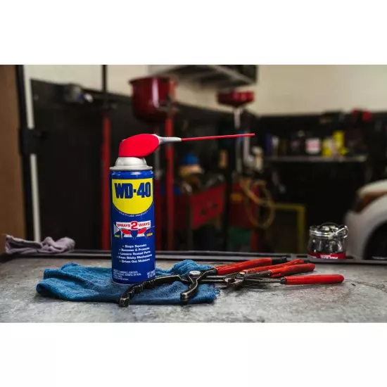 Multi Purpose Original WD-40 Formula 12oz Lubricant Spray 1-PACK w/. Smart Straw