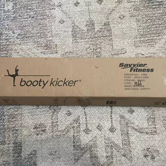 Booty Kicker Home Fitness Exercise Barre Unit Folds Flat Portable Storable 8211