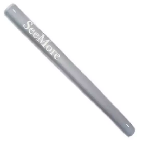 NEW SeeMore Pure Grey/White Pistol Putter Grip