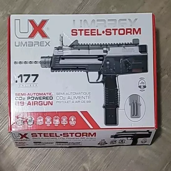 Umarex Steel Storm 6-Shot Auto-Burst .177 CO2 BB Air Gun Pistol - 2252155