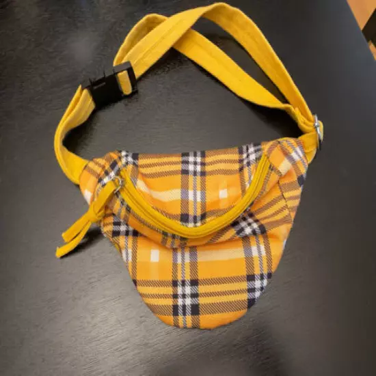 Yellow Plaid Fanny Waist Pack