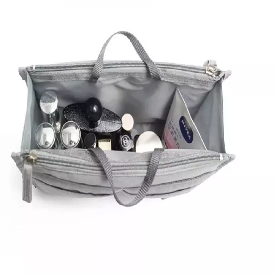 Multi-Pocket Handbag Organizer Insert - Purse Pouch for Efficient Storage