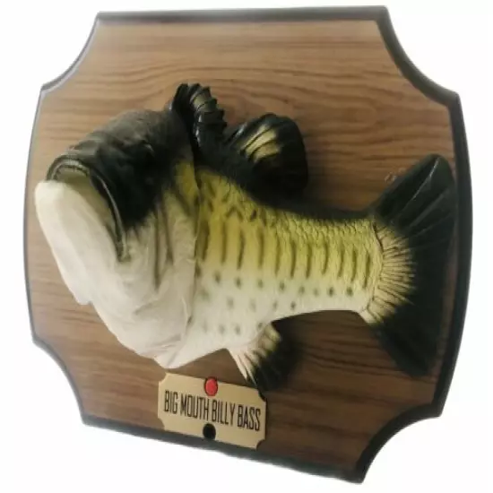 Big Mouth Billy Bass The Singing Fish Sensation No Cord Gemmy 1999 Works