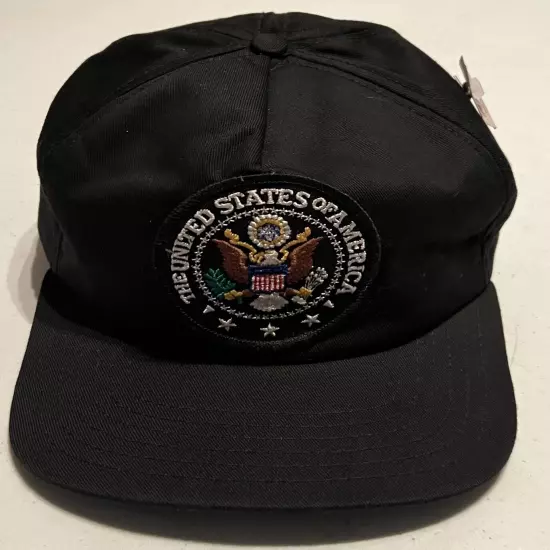 Vintage United States of America Snapback Cap Hat Eagle Patch Foam New Era USA