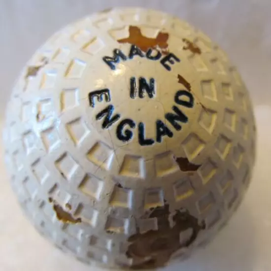 CIRCULAR MESH GOLF BALL-THE CHEMICO BOB- ORIGINAL PAINT