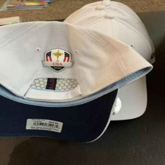 Rare 2020 USA Ryder Cup Hat White New Era 9FORTY Adjustable Brand new!!