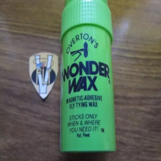 Overton's Pro Dressers Wonder Wax Magnetic Adhesive Fly Tying Wax 