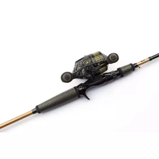 Profishiency PSNIPERCB Sniper Gold/Black 6'8" RH 2 Piece Fishing Reel/Rod Combo