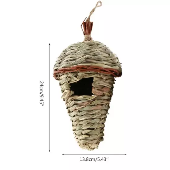 19 Style Birds Nest Bird Cage Natural Grass Egg Cage Bird House Outdoor Decorati