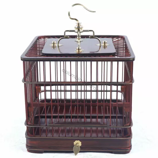 Bird Cage Bird Aviary Small Birds Canary Parakeet Finches Wooden Indoor &Outdoor