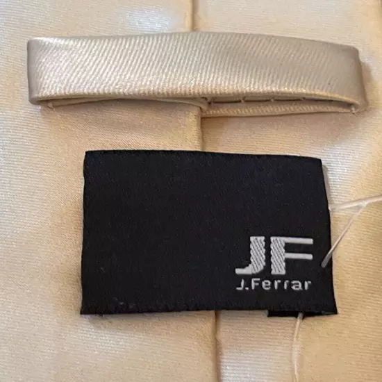 J. Ferrar Tan 100% Microfiber Men’s Neck Tie Made In China