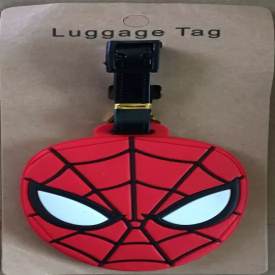 New Marvel Spider-Man PVC Travel Bags Baggage Backpack Suitcase Luggage Tags -1