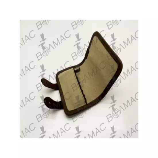 Hunting Buffalo Leather/Canvas Rifle Belt Cartridge Holder Pouch. US Seller.