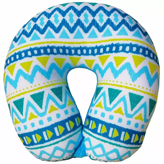 Colorful U Shaped Travel Pillow Neck Support Head Rest Airplane Sleep Cushion