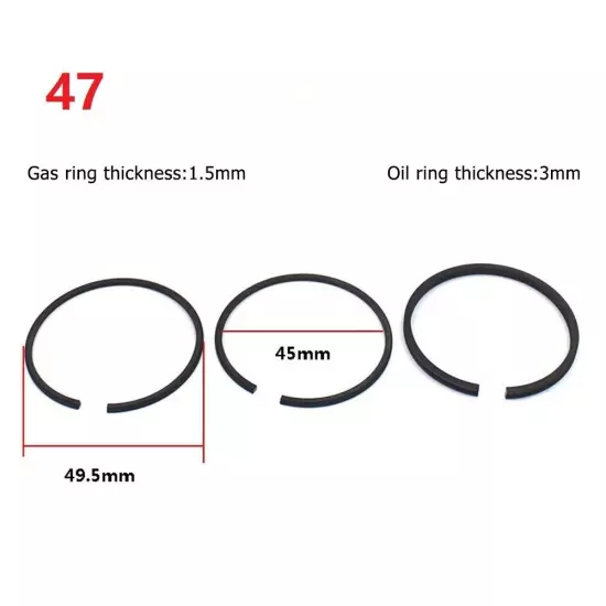 Air Compressor Piston And Piston Rings Air Pump Accessories 48/51/65mm