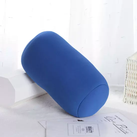 Micro Microbead Pillow Cushion Travel Beanie Bolster Roll Nap Neck Pillow