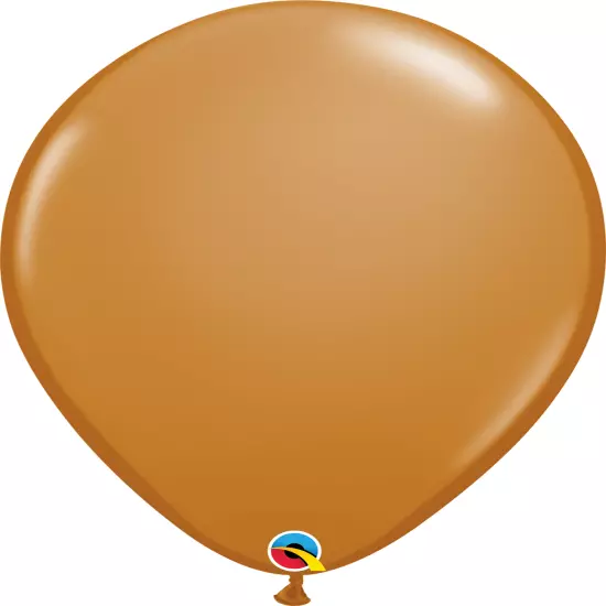 Qualatex Round Mocha Brown Latex Balloons