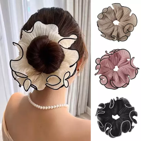 Women Ladies Handmade Extra Large Hair Scrunchie Elastic Hair Tie Bobble Gifts ➳