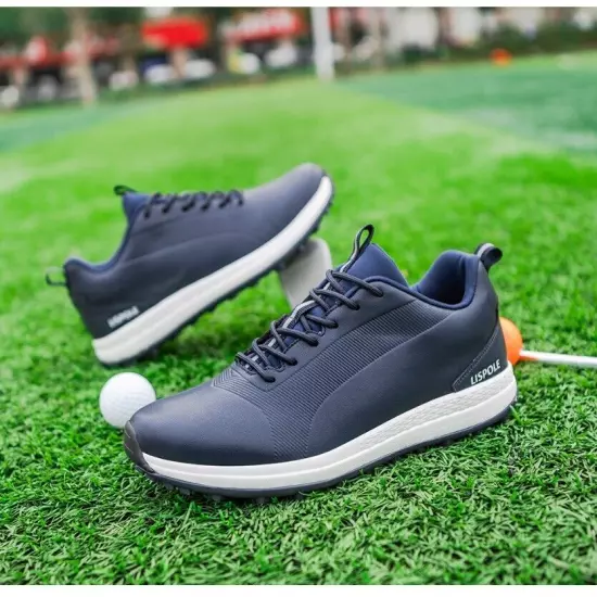 Men Outdoor Golf Sneakers Waterproof Comfortable Wear Resistance Walking Shoes 