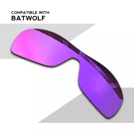 Wholesale POLARIZED Replacement Lenses for-Oakley Batwolf OO9101 Sunglasses