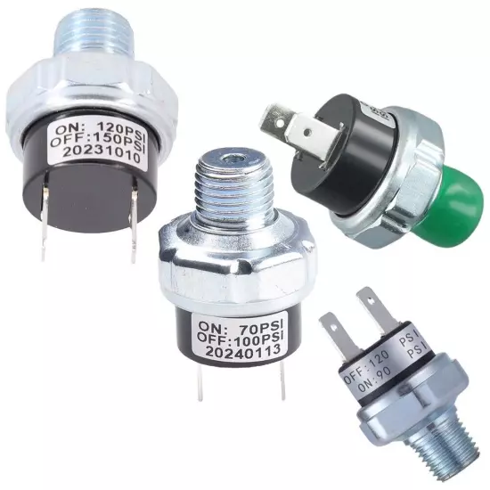 Efficient NPT Connector Air Pressure Control Switch for Air Compressors