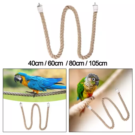 Bird Perch Stand Birds Supplies Bungee Bird Toy Parrot Climbing Rope for Lovebir