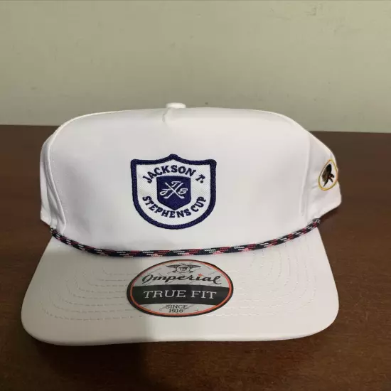 Seminole White Rope Golf Cap Hat Imperial True Fit Adjustable NEW