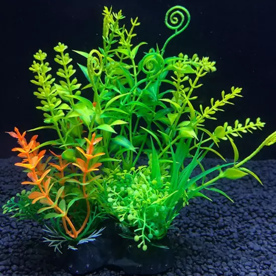 Artificial Underwater Plants Aquarium Water Plant Fish Tank Landscape Deco NEW~