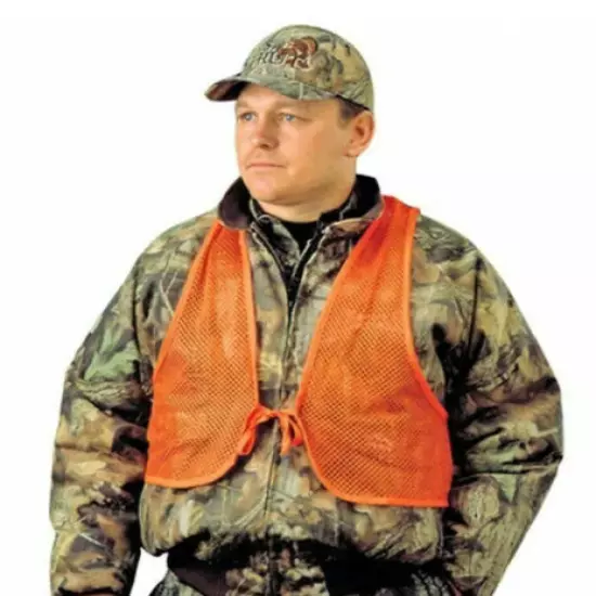 4x Allen Mesh Blaze Orange Hunters Safety Vest One Size Fits Most 15758 ~ NIP