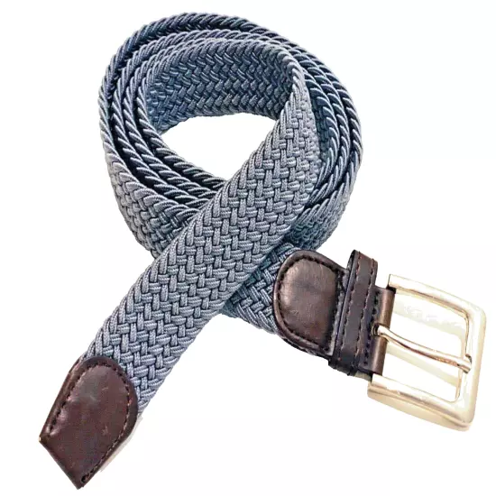 Perry Ellis Portfolio Belt Braided Men's Size gray stretch 2xl/xl