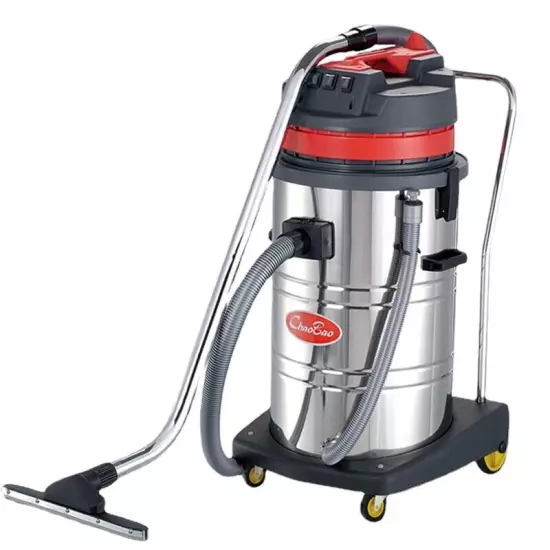 High Quality 3-motor 3000W 80L Wet Dry Industrial Vacuum Cleaner with EU Plug