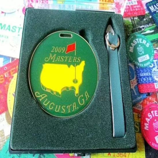 vtg - PGA TOUR Bag Tag - 2009 MASTERS - Augusta National Golf Club gc