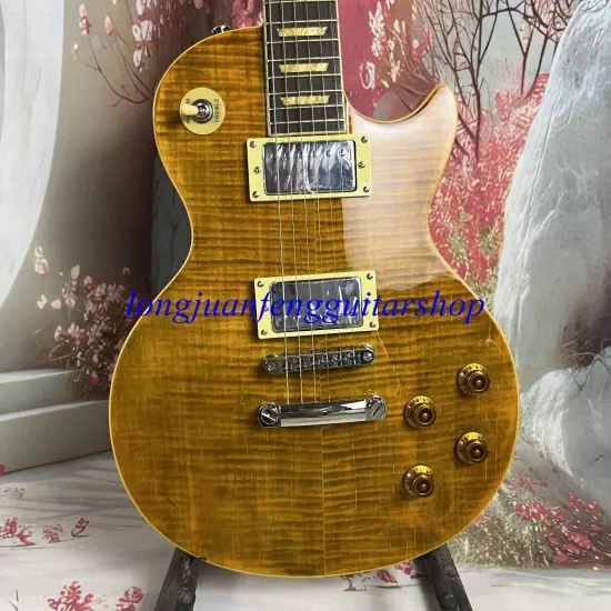 Joe Perry Signature Boneyard LP Standard electric guitar Flame maple top