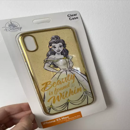 Disney Parks D-Tech Belle Beauty & the Beast iPhone XS Max Phone Case - NEW