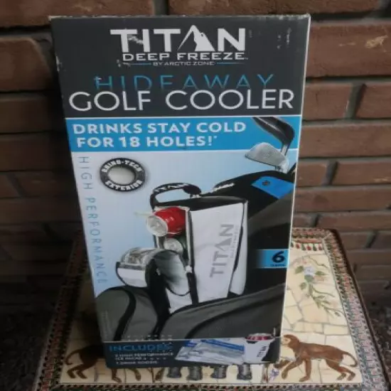 NEW Artic Zone Titan Deep Freeze Hideaway 6 Can Golf Cooler Rhino-Tech Exterior