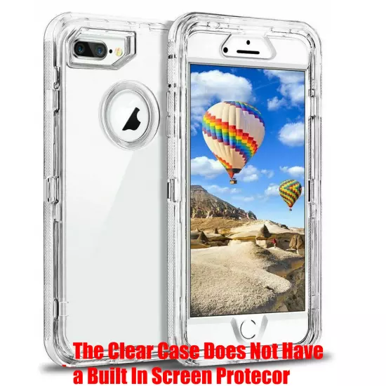 For iPhone 6 7 8 Plus SE 2020 Shockproof Rugged Case Cover + Screen Protector