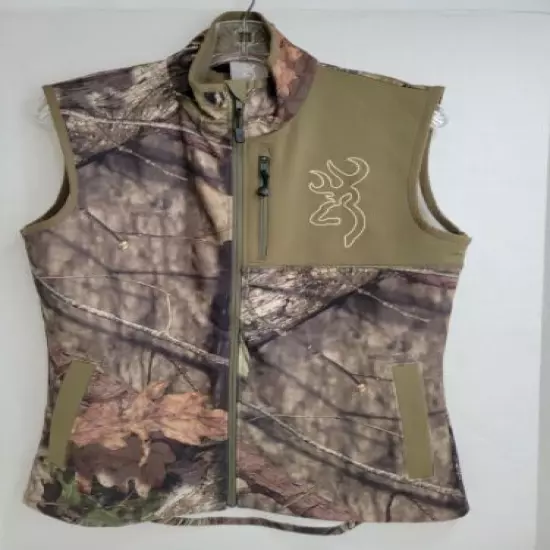 Browning Mens Hell's Canyon Mossy Oak Hunting Vest Camo Small