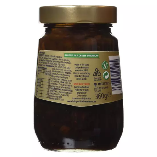 Branston Original Pickle - 360g - PACK OF 3