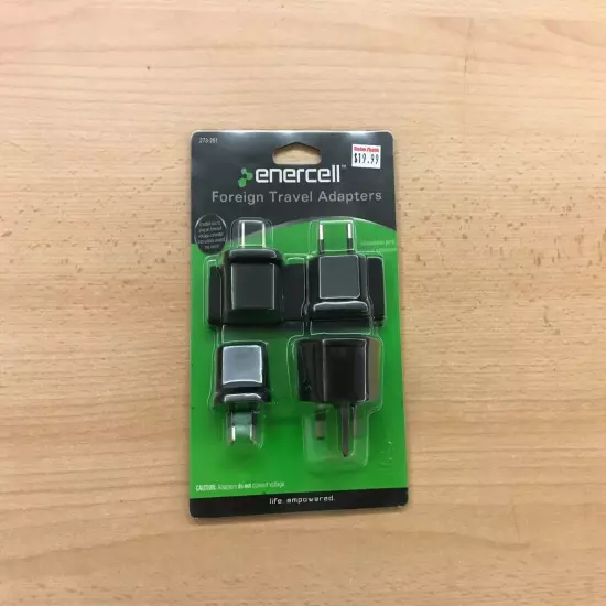 Enercell Foreign Travel Adapters - New