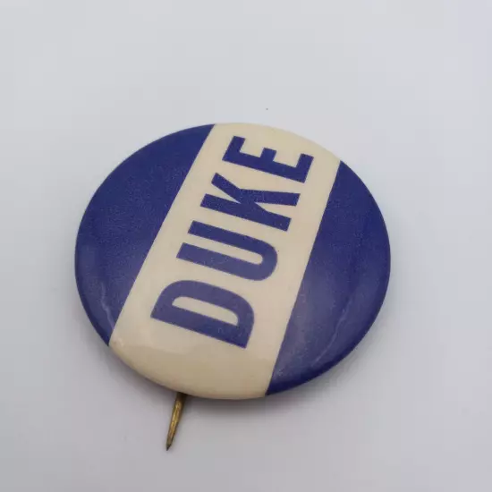 Vintage Duke University Pinback Button College Sports North Carolina Souvenir