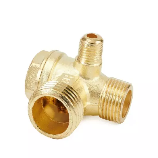 Male Thread Air Compressor Valve Practical Valve Zinc Alloy Air Compressor