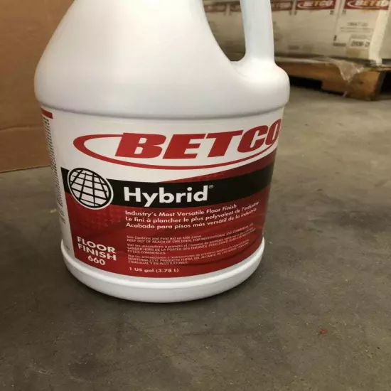 BETCO Hybrid 66004-00 Floor Finish 1 Gallon -NIB of 4