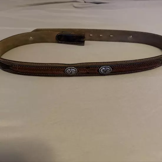 mens western belt 34