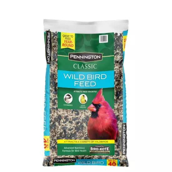 PLT Pennington Classic Wild Bird Feed and Seed, 40 lb. Bag