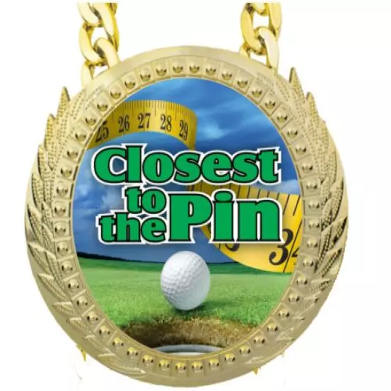 Golf Closest to The Pin Champ Chain Trophy Award