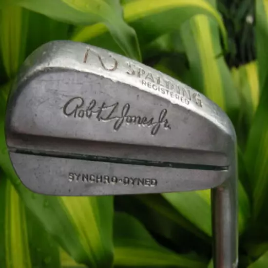 Vintage SPALDING Robt. Jones Jr. Synchro-Dyned 2 Iron