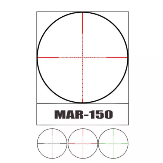 MARCOOL 1.2-6X24 IR Riflescopes Mil Dot Compact Tactical R&G Illuminated Scope